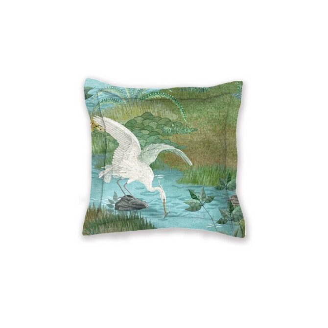 Pip Studio Coussin carré Pip Paradise - Vert 45 x 45 cm