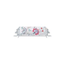 Pip Studio Flower Festival Coussin à roulettes - blanc 22 x 70 cm