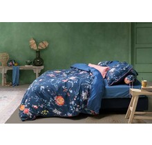 Pip Studio Flower Festival Dekbedovertrek - Donkerblauw 260 x 200/220 cm
