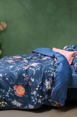Housse de Couette Pip Studio Flower Festival - Bleu Foncé 240 x 200/220 cm