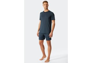 Schiesser Shortama dark blue 176699 48/S