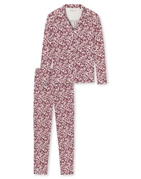 Schiesser Pyjama lang plum 176996 38/M