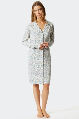 Schiesser Nightshirt manches longues bleu clair 176995 40/L