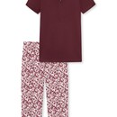 Schiesser Schiesser Pyjama 3/4, korte mouw plum 176994 42/XL