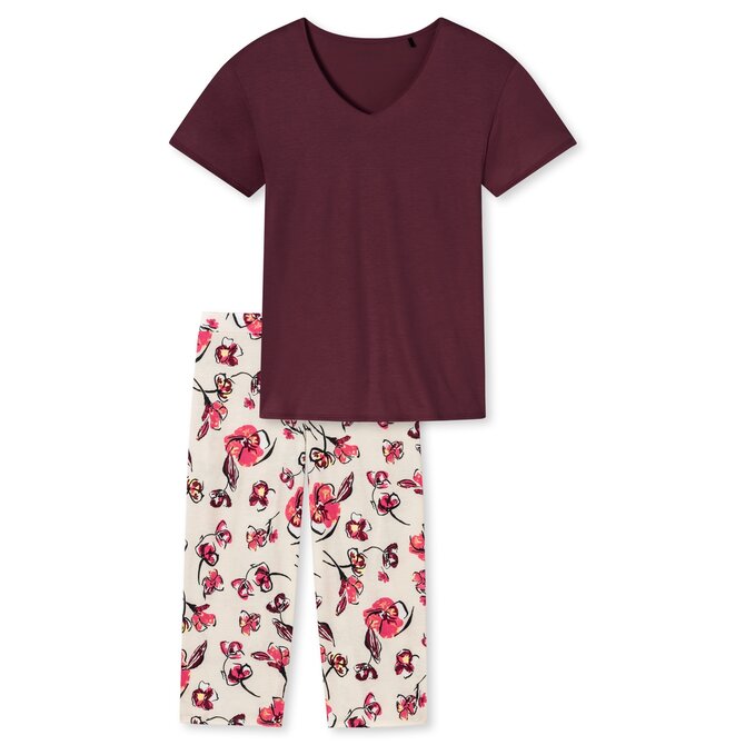 Schiesser Pyjama 3/4, manches courtes sahara 176982 42/XL