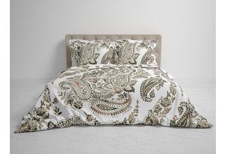 Heckett & Lane - Housse de couette Bruce 240x200x200/220/220 Naturel