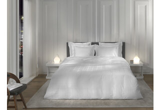 Heckett & Lane Diamante Housse de Couette 200x200/220 Blanc