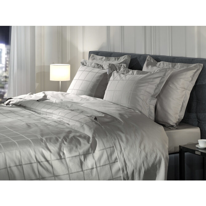 Heckett & Lane Diamante Dekbedovertrek 240x200/220 Glacier Grey