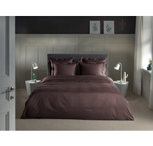 Heckett & Lane Banda Housse de couette 140x200/220 Marsala Brown