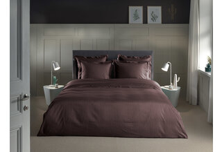 Heckett & Lane Banda Housse de couette 140x200/220 Marsala Brown