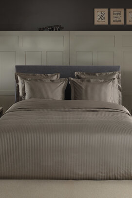 Heckett & Lane Banda Dekbedovertrek 240x200/220 Taupe Grey
