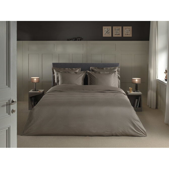 Heckett & Lane Banda Dekbedovertrek 140x200/220 Taupe Grey