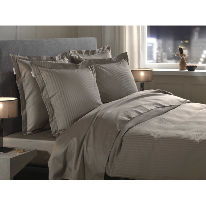 Heckett & Lane Banda Dekbedovertrek 140x200/220 Taupe Grey