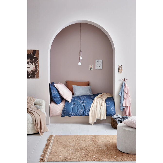 Vandyck ANIMAL KIDS Housse de couette enfant (120x150 ) rose sépia