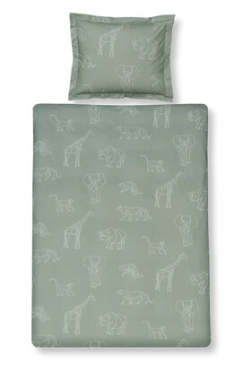 Vandyck SAFARI KIDS 1 personne (140x200/220 ) vert vintage