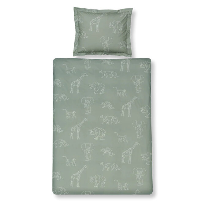 Vandyck SAFARI KIDS 1 personne (140x200/220 ) vert vintage