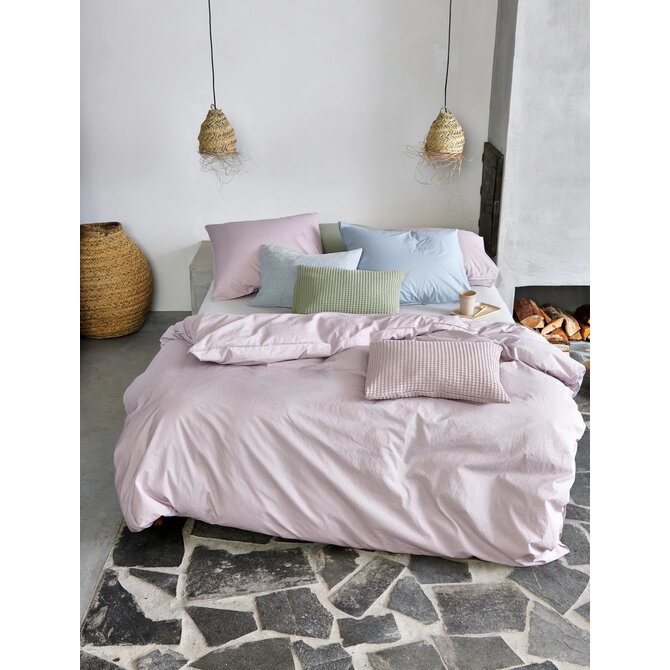 Vandyck Washed Cotton Duvet Cover Viola 140x200/220