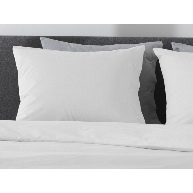 Jaune Chambray Housse de couette 140x200/220 Blanc