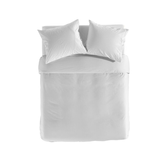 Jaune Chambray Housse de couette 140x200/220 Blanc