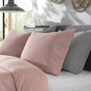 Jaune Chambray Housse de couette 140x200/220 Mandarin Red