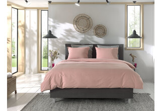 Yellow Chambray Dekbedovertrek 140x200/220 Mandarin Red