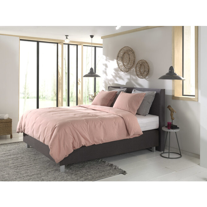 Jaune Chambray Housse de couette 140x200/220 Mandarin Red