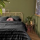 At Home by Beddinghouse Soft Shine Dekbedovertrek - Black 200x200/220 cm