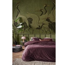 At Home by Beddinghouse Housse de couette Forgotten - Aubergine 240x200/220 cm