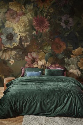 At Home by Beddinghouse Plants housse de couette - Green 140x200/220 cm