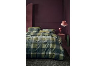 Beddinghouse Marnix dekbedovertrek Green 200x200/220