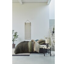 Beddinghouse Kian - Housse de couette - Vert olive 200x200/220 cm