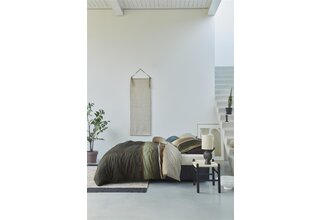 Beddinghouse Kian - Housse de couette - Vert olive 200x200/220 cm