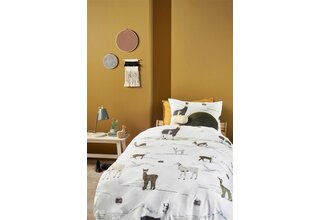 Beddinghouse x Hanneke de Jager Lama Mountain  Natural 140 x 200/220 cm