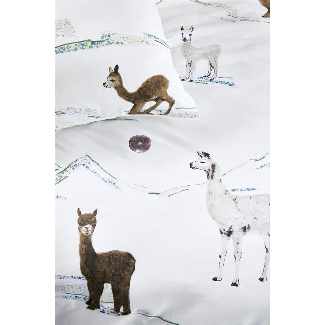 Beddinghouse x Hanneke de Jager Lama Mountain  Natural 140 x 200/220 cm