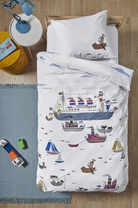 Beddinghouse x Fiep Amsterdam Boat Sailing Multi 140x200/220 cm