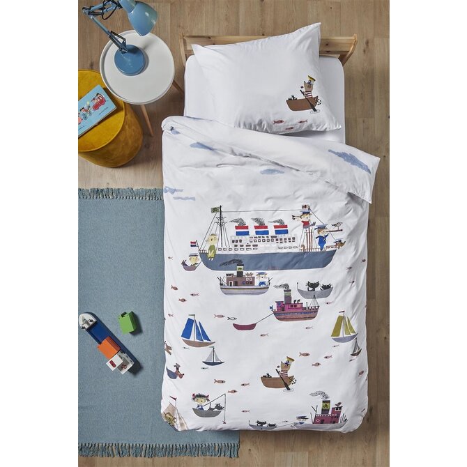 Beddinghouse x Fiep Amsterdam Boat Sailing Multi 140x200/220 cm