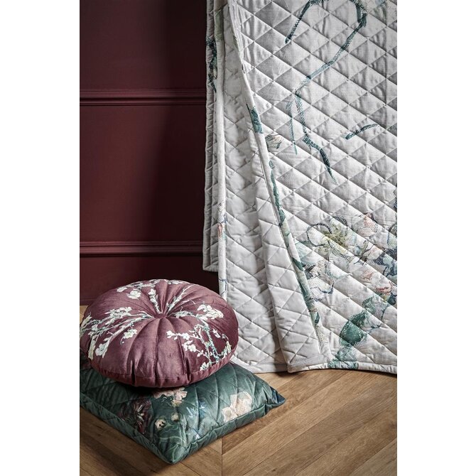 Beddinghouse x Van Gogh Peonies Coussin vert 40x60 cm oreiller décoratif