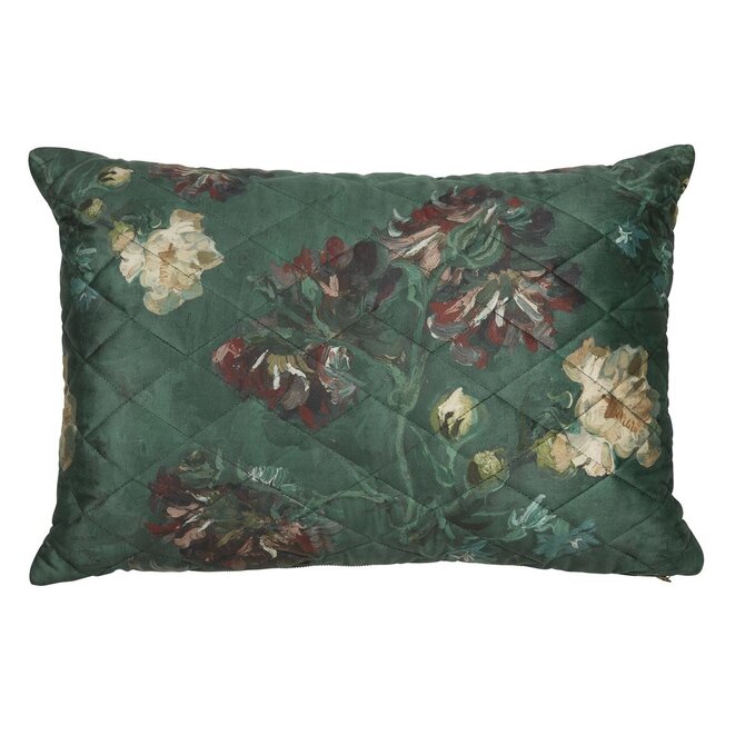 Beddinghouse x Van Gogh Peonies Cushion  Green 40x60 cm sierkussen