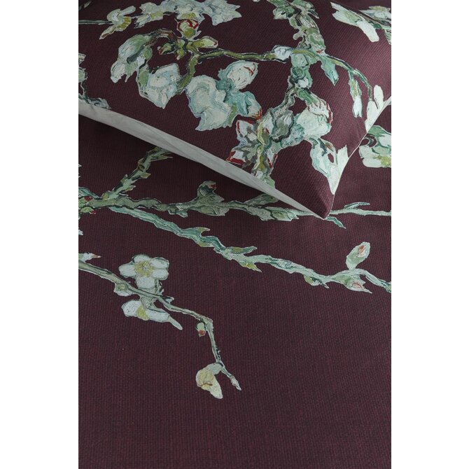 Beddinghouse x Van Gogh Blossom  Dark Red 140x200/220 cm