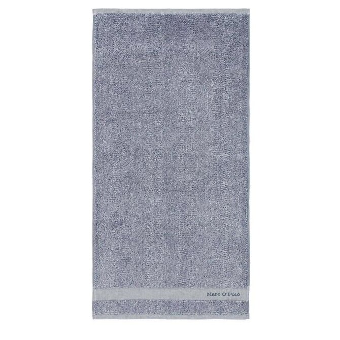 Marc O'Polo Melange Gastendoek Marine/Silver 30x50