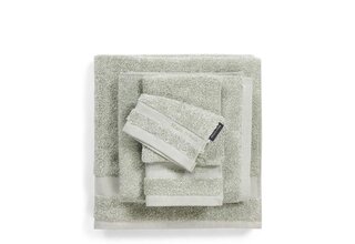 Marc O'Polo Gant de toilette en mélange vert/blanc cassé 16x22