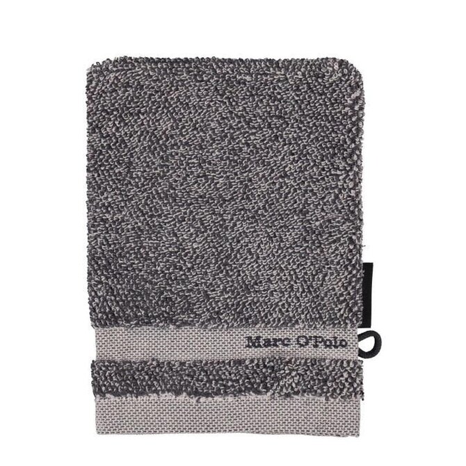 Marc O'Polo Melange Gant de toilette Anthracite/Argent 16x22