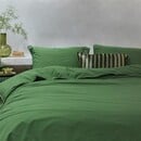 VT wonen vtwonen Housse de couette Natural Stone Fraying Green 140x200/220 cm