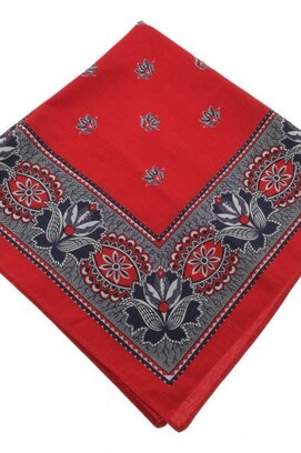 Boeren zakdoek 59x59cm 5 stuks