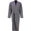 Cawö Cawö 816 Heren kimono badjas - anthrazit-72  54/56