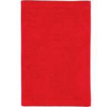 Cawo Lifestyle Uni Guest towel Red