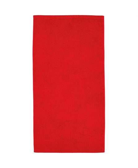 Cawo Lifestyle Uni Handdoek 50x100 Rood