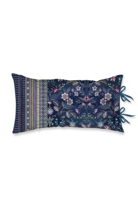 Pip Studio Coussin Mirrorama Bleu foncé 35x60 cm