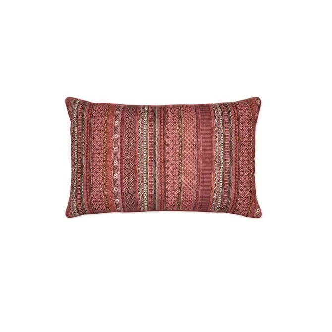 Pip Studio Ribbon Quilted Cushion Red 45x70 cm