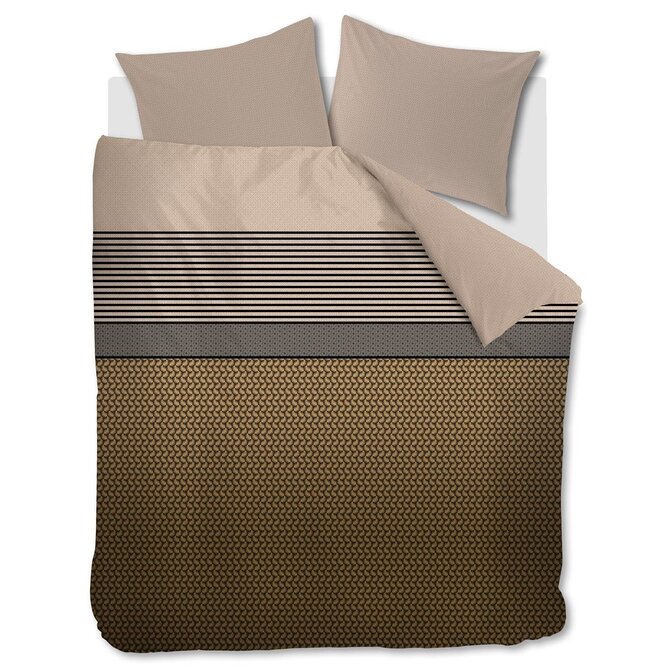 Beddinghouse Dutch Design Shitake Housse de couette - Brown 140x200/220 cm Beddinghouse Dutch Design Shitake Housse de couette - Brown 140x200/220 cm